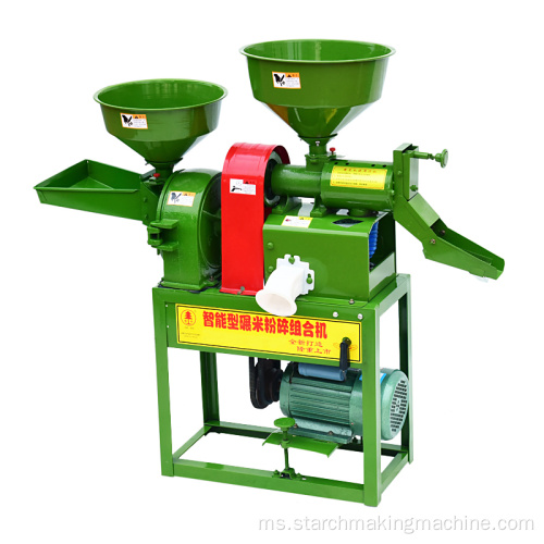 mesin polisher / penggilap padi di separuh padi kilang beras bangladesh